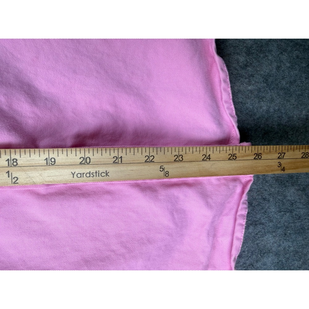 Calvin Klein Jeans Womens Pink Denim Western Button Down Shirt XS Long Sleeve - Picture 2 of 5